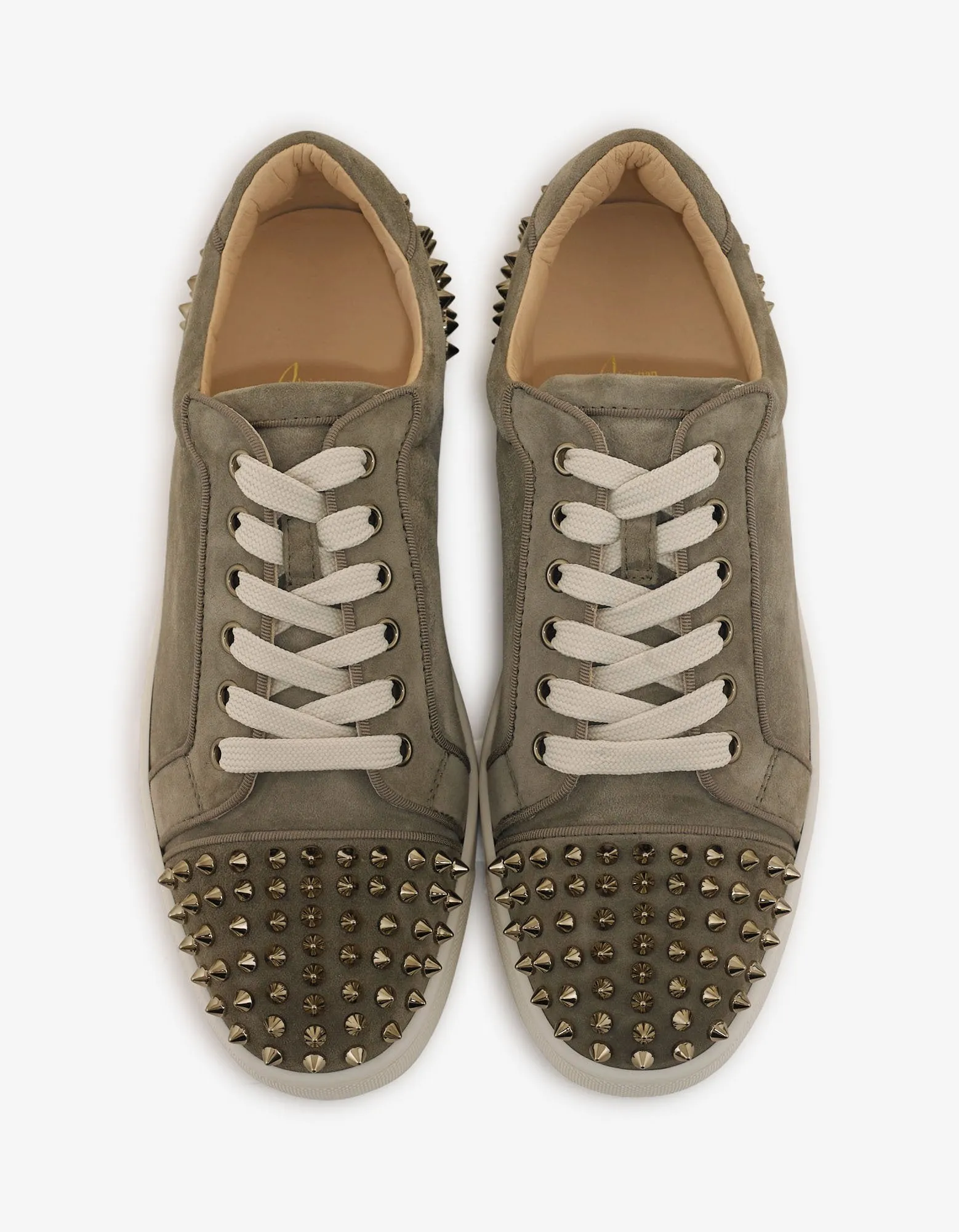 Seavaste 2 Orlato Khaki Suede Leather Trainers -