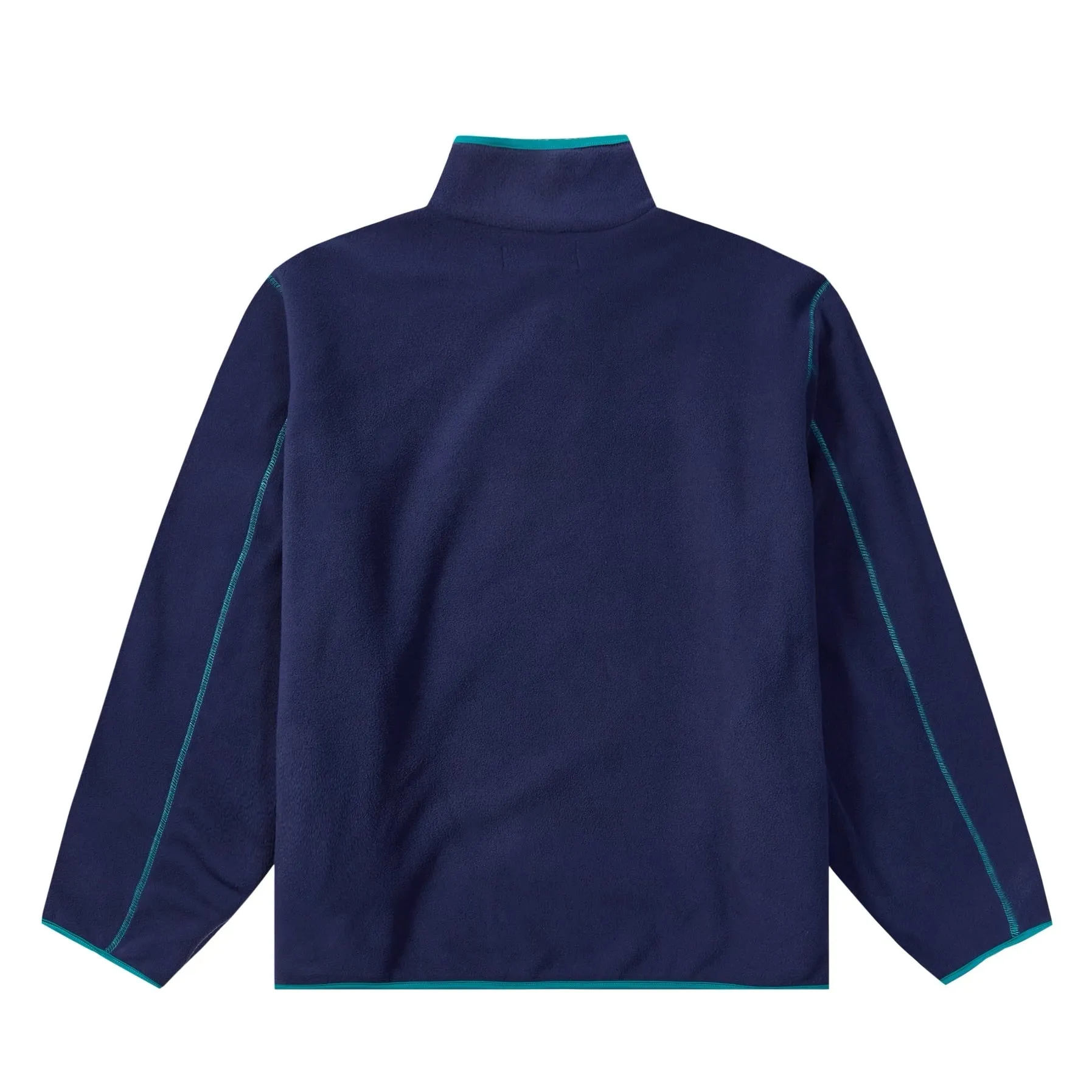 Sinclair Polar Fleece Button Up Pullover Navy