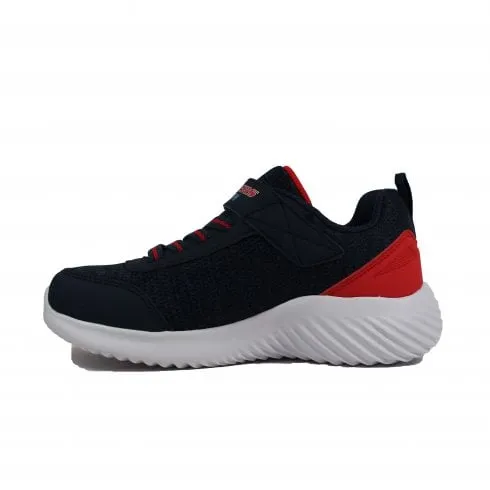 Skechers Bounder - Dripper Drop | Navy/Red | Children's Waterproof Trainers