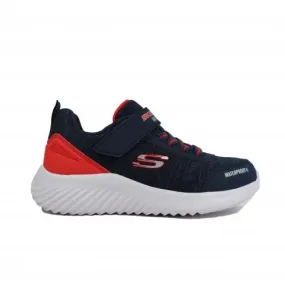 Skechers Bounder - Dripper Drop | Navy/Red | Children's Waterproof Trainers