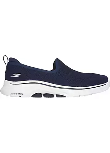 Skechers Ladies Blue Go Walk 7 Ivy Trainers | Grattan