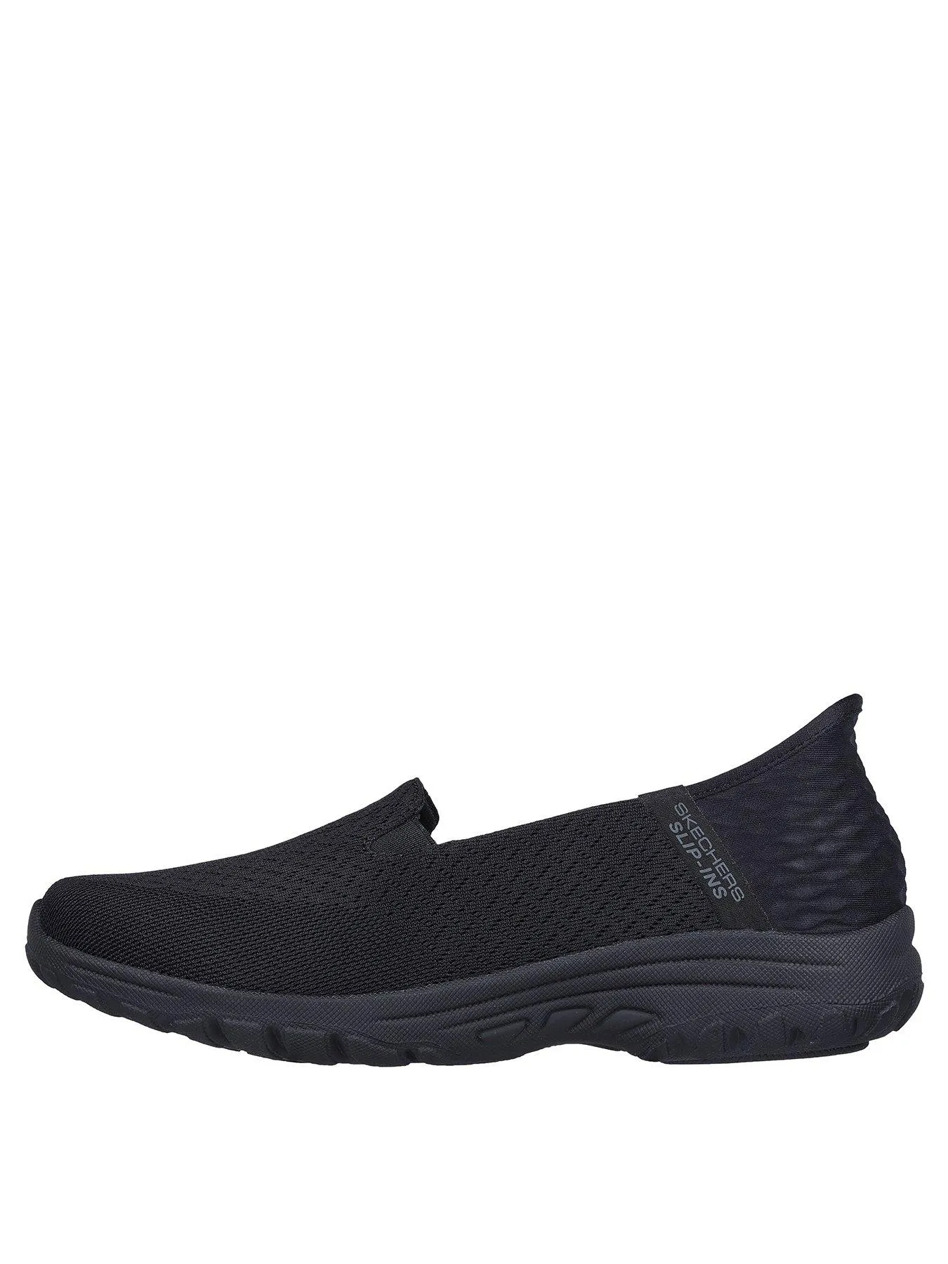 Skechers Reggae Fest 2.0 Guiding Light Mesh Slip In Trainers - Black