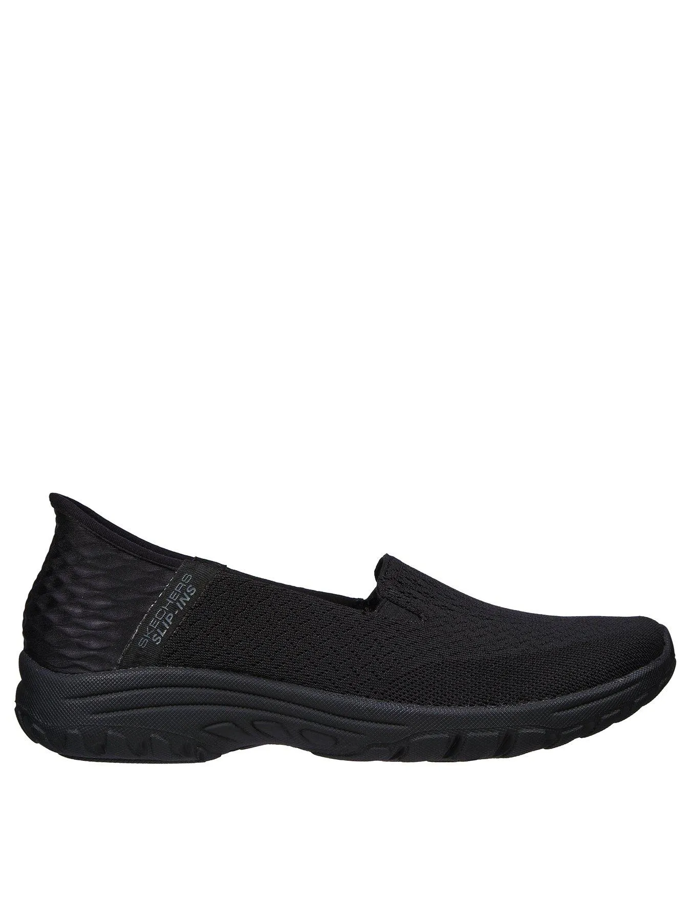 Skechers Reggae Fest 2.0 Guiding Light Mesh Slip In Trainers - Black