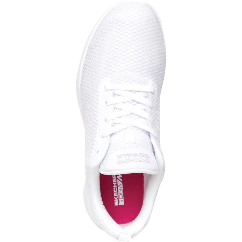 SKECHERS Womens GOwalk Joy Paradise Trainers White/White