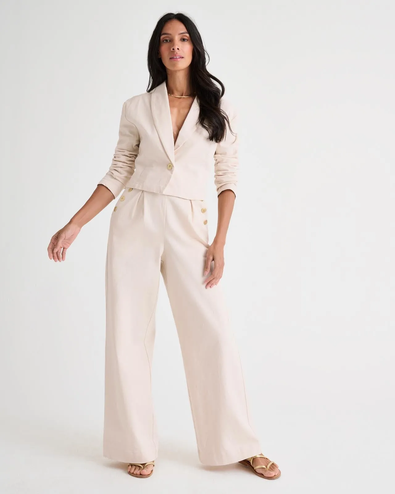 Splendid x Rachelove Sailor Wide-Leg Pants