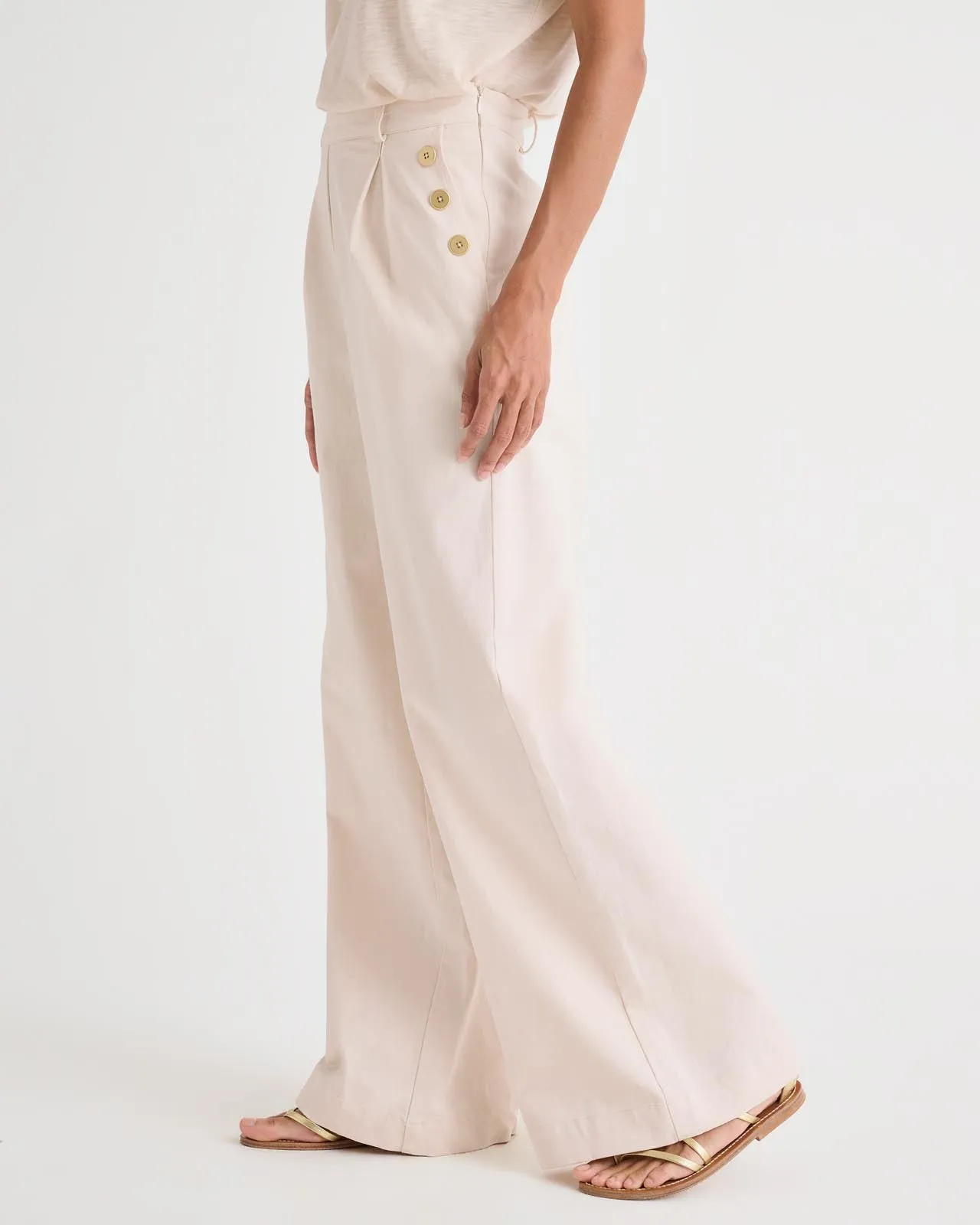 Splendid x Rachelove Sailor Wide-Leg Pants