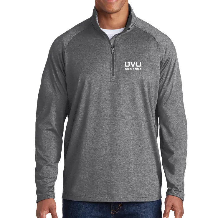 Sport-Tek Sport-Wick Stretch 1/2-Zip Pullover - UVU Track & Field