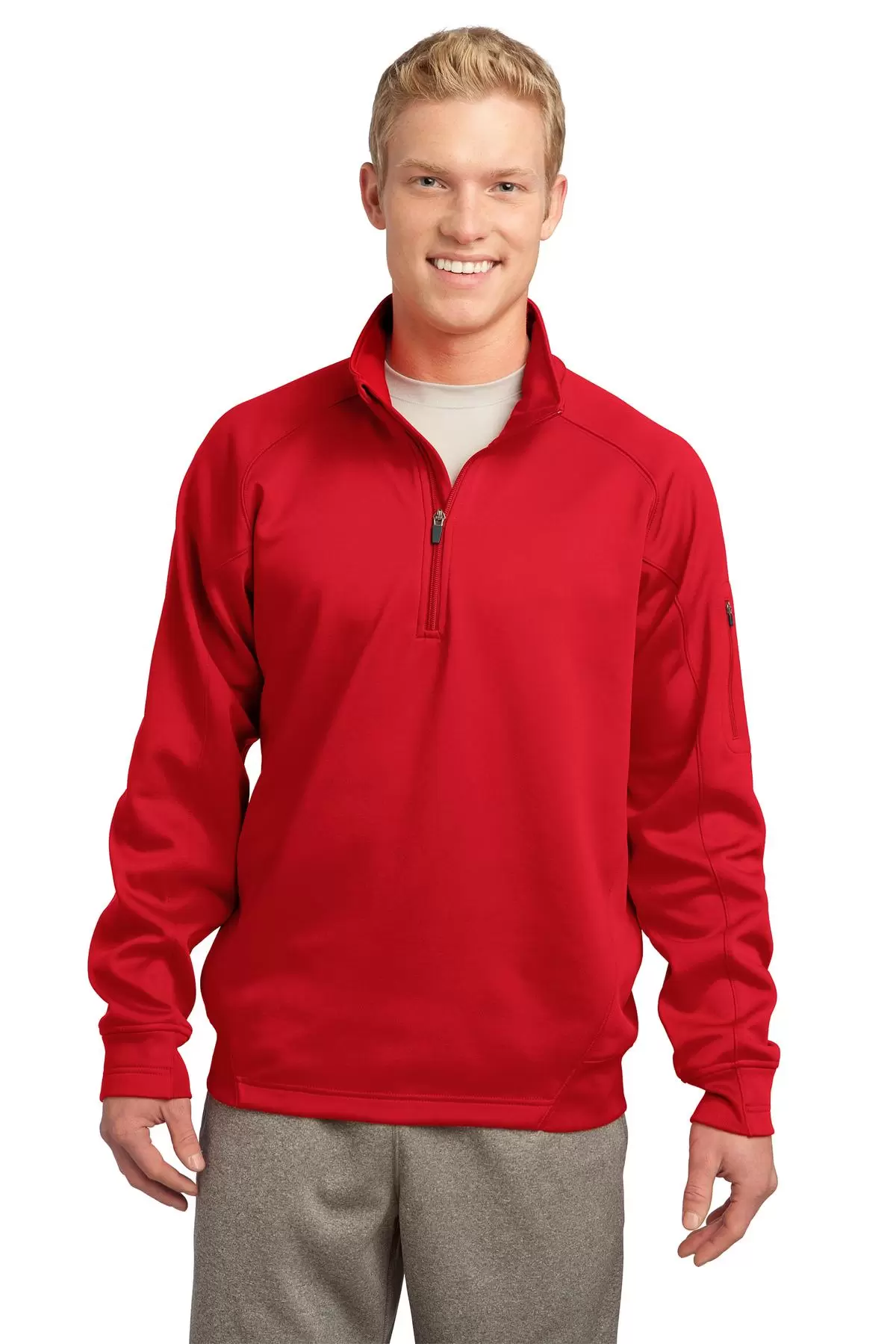 Sport Tek Tech Fleece 14 Zip Pullover F247 SKU: F247