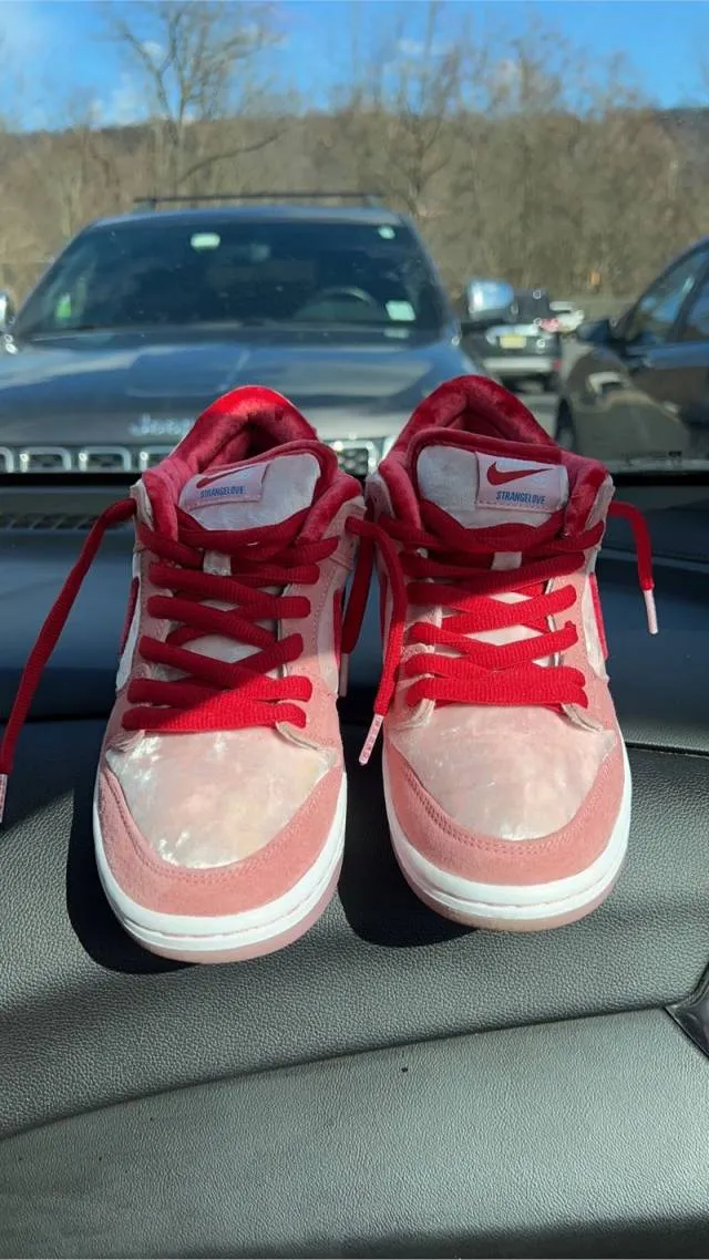 Strangelove x nike sb dunk low valentines day