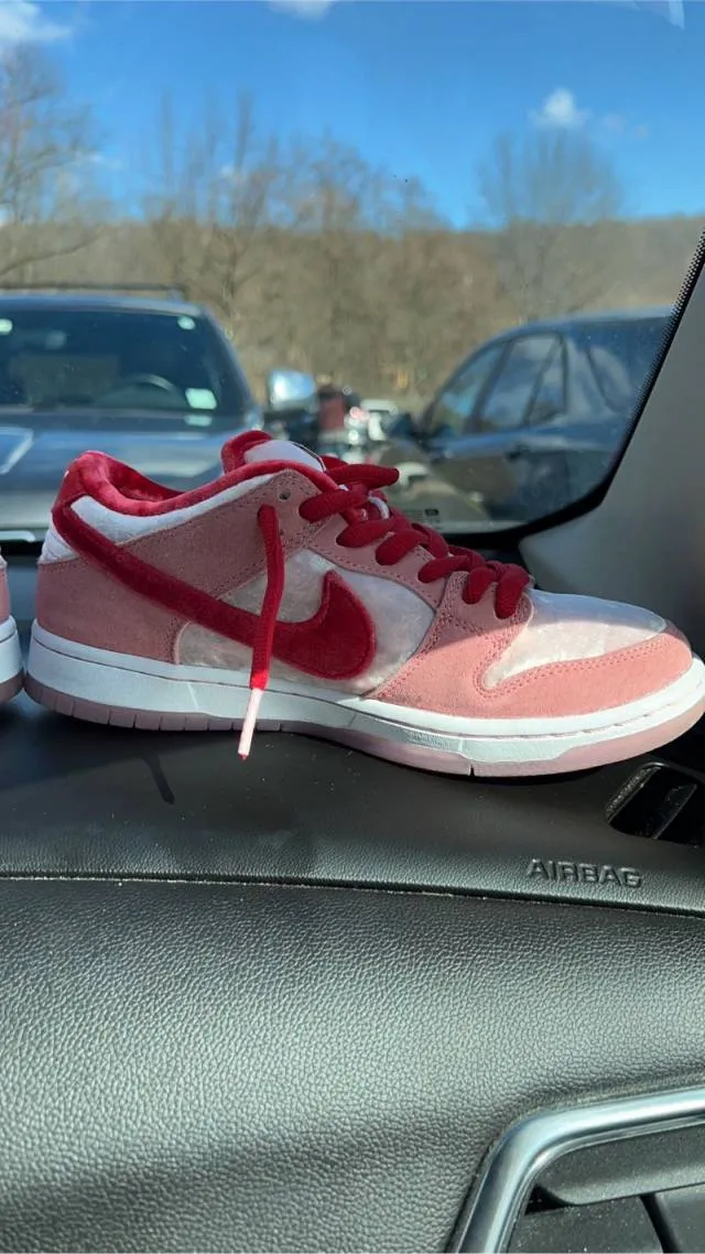 Strangelove x nike sb dunk low valentines day