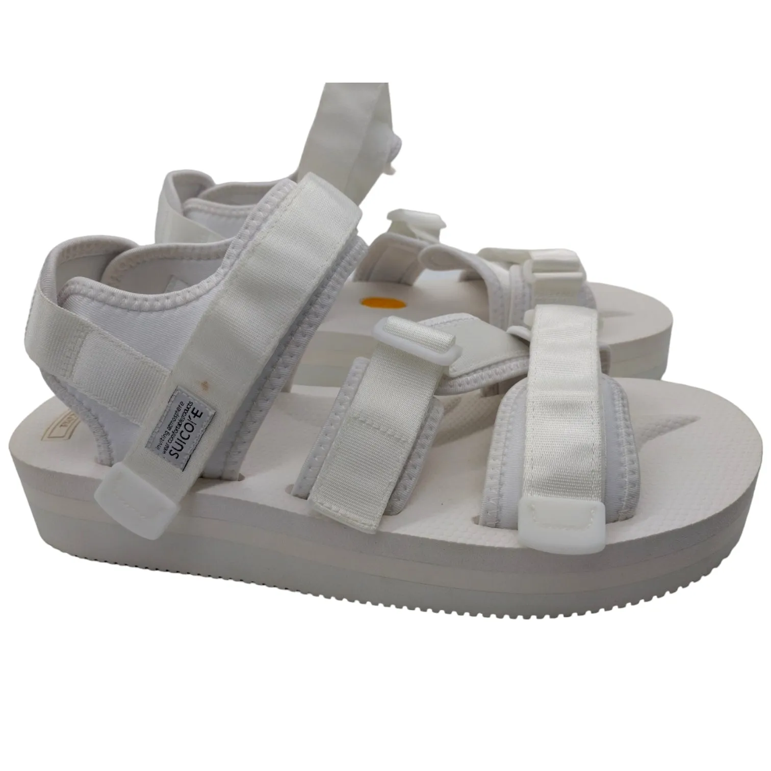 Suicoke White KISEE-VPO Sandals