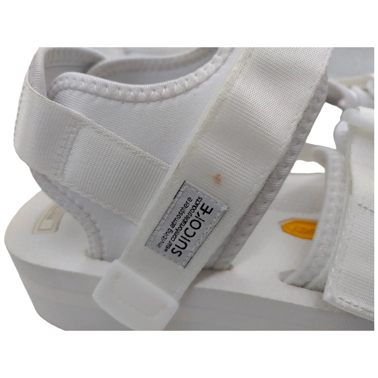 Suicoke White KISEE-VPO Sandals