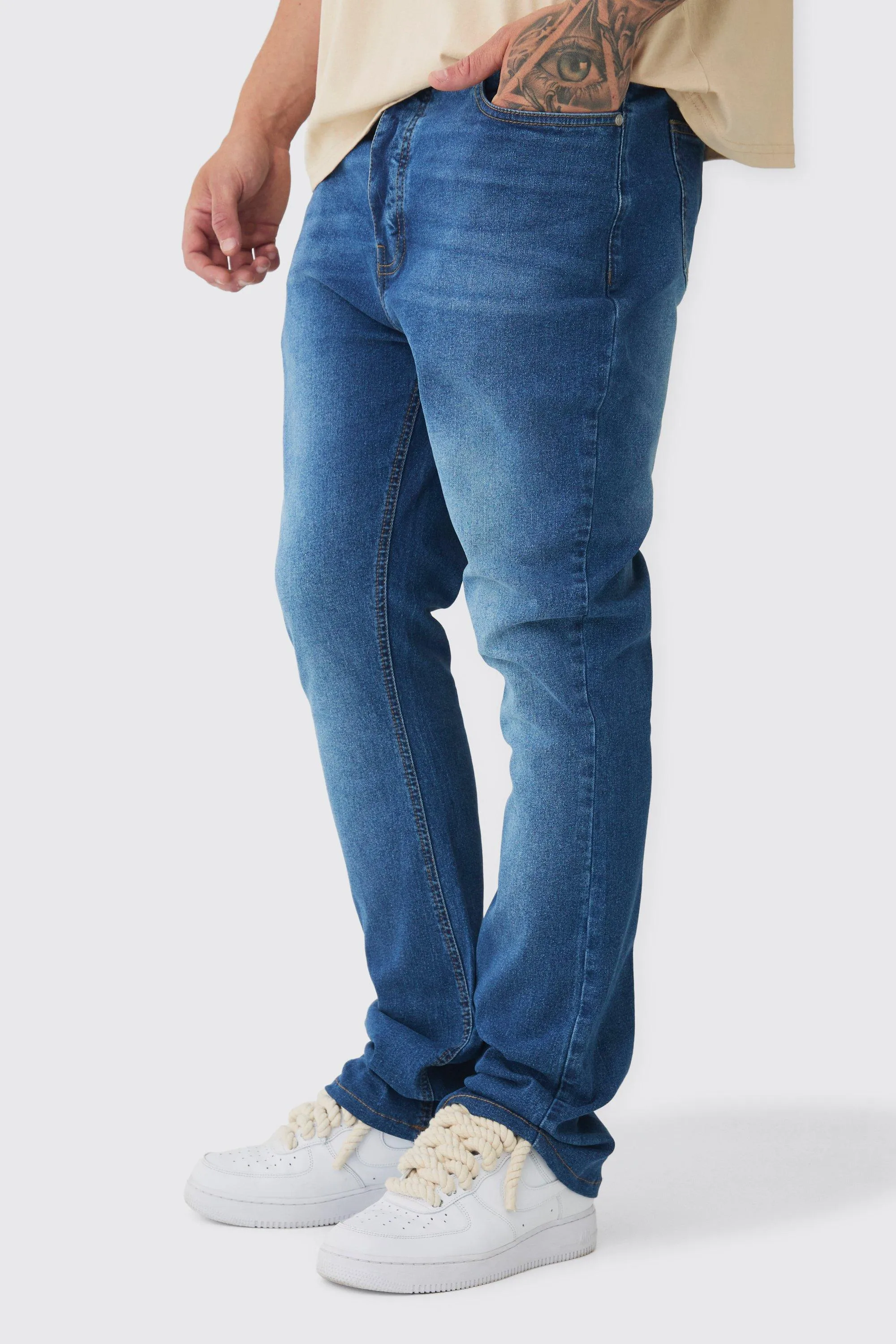 Tall Stretch Denim Flared Jeans