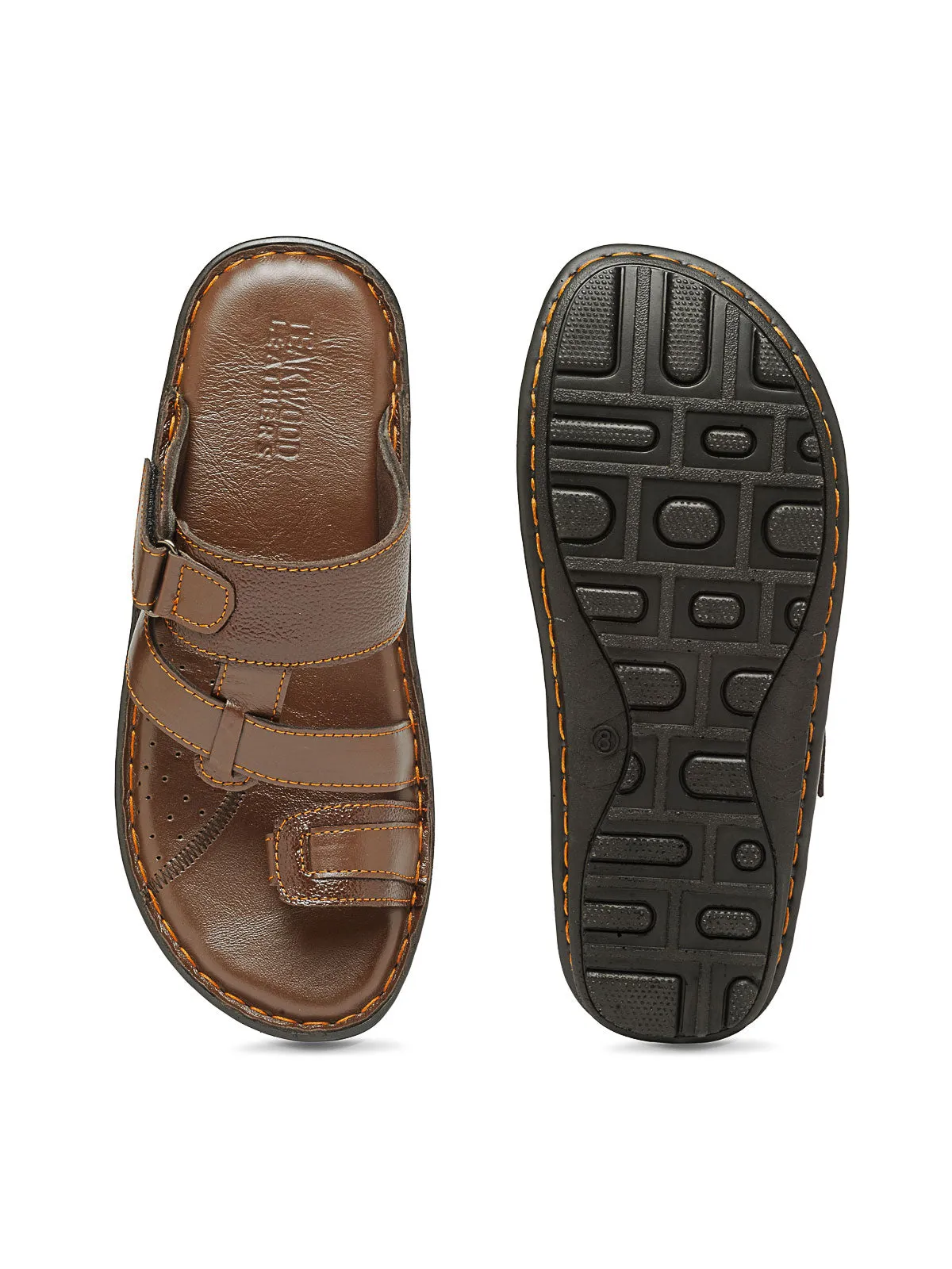 Teakwood Men's Real Leather Sandals