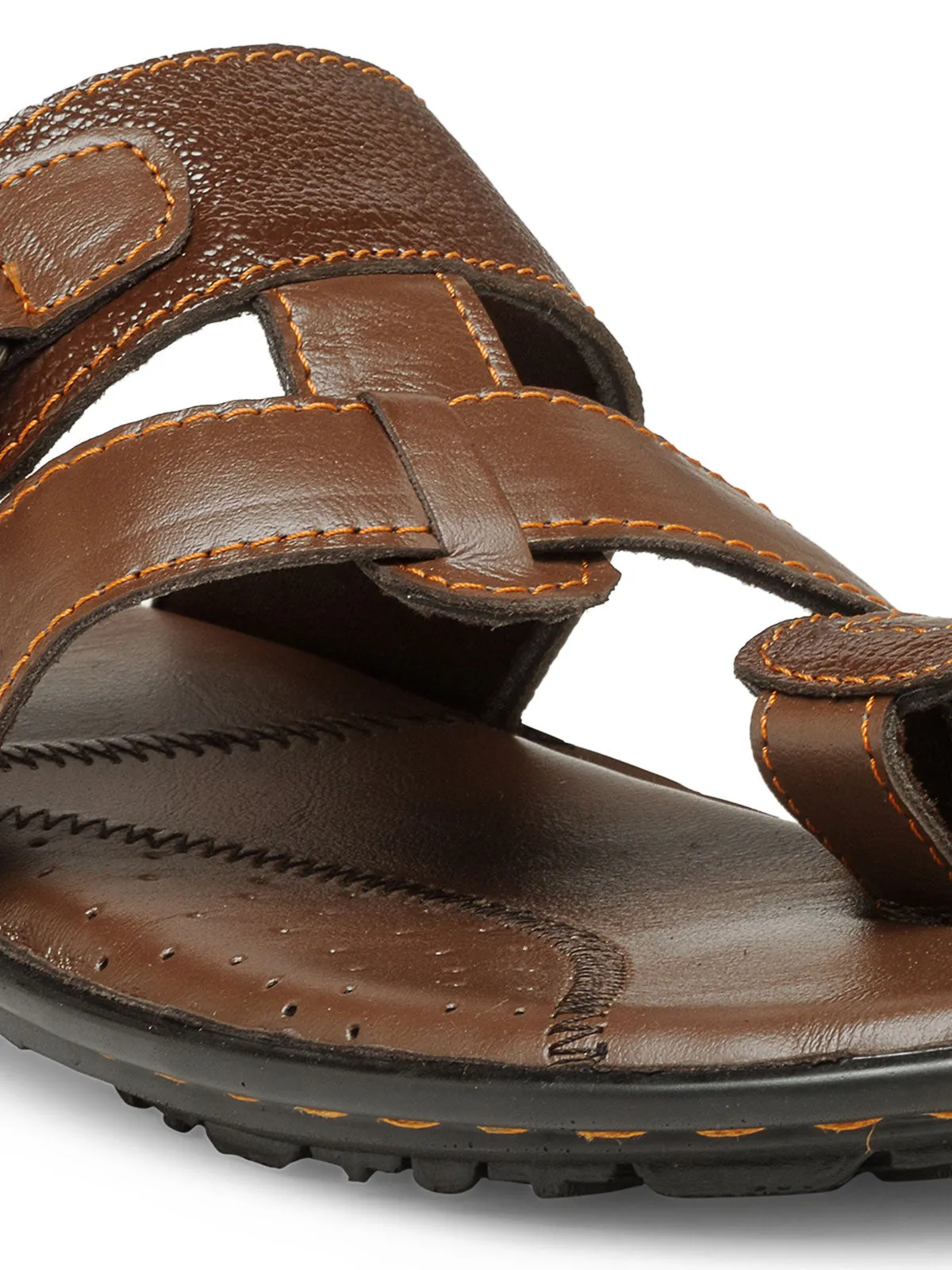 Teakwood Men's Real Leather Sandals