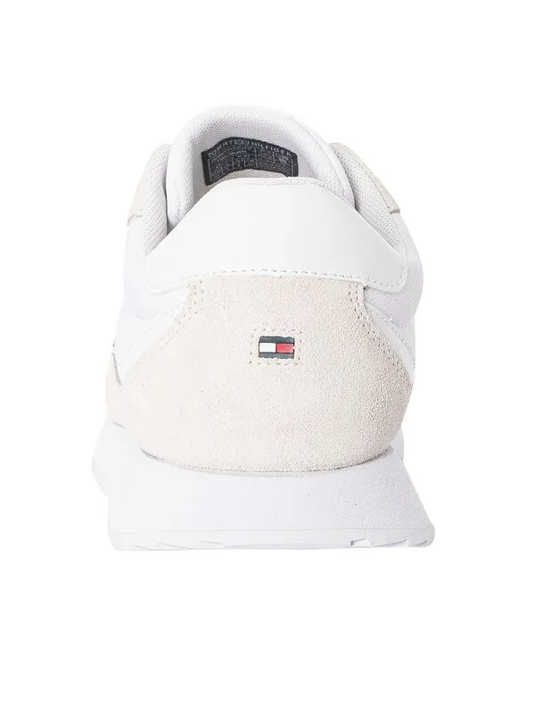 Tommy Hilfiger Runner Evo Mix Essential Trainers - White