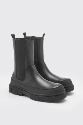 Track Sole Chelsea Lug Boot