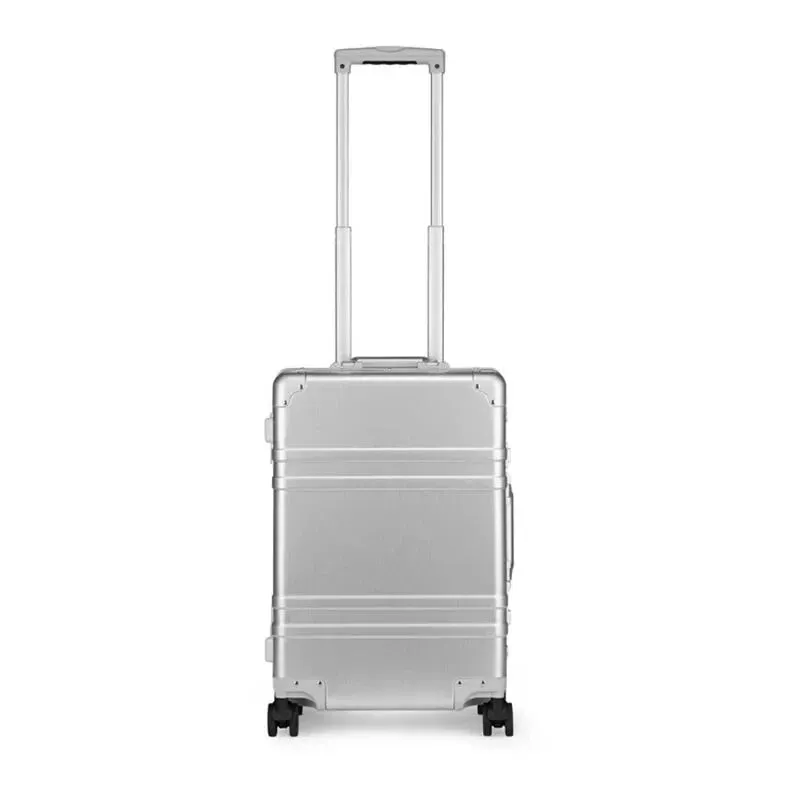 Unisex Aluminium Cabin Size Carry On Travel Suitcase Trolley Bag