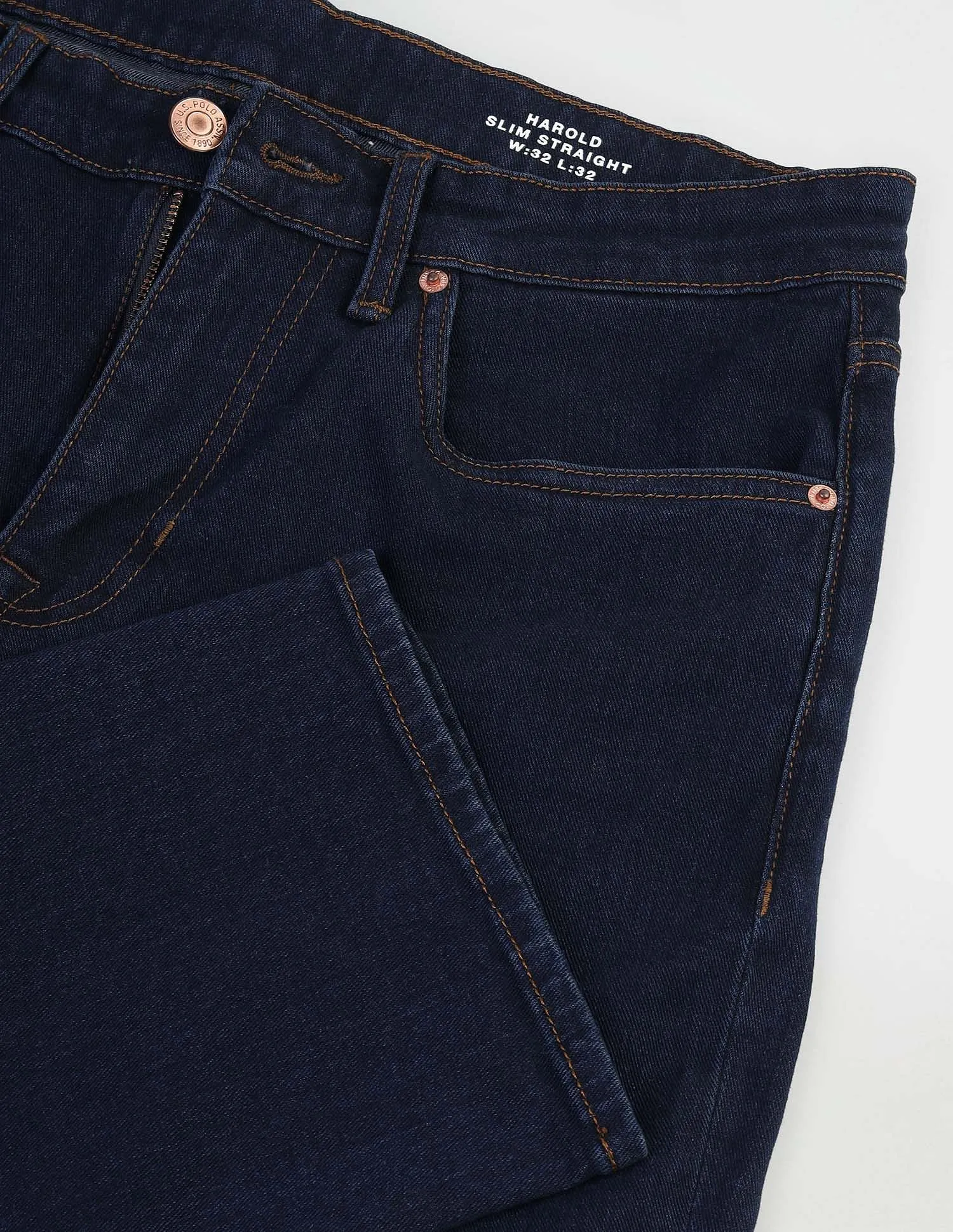 U.S. Polo Assn. Denim Co. Harold Slim Straight Fit Blue Jeans