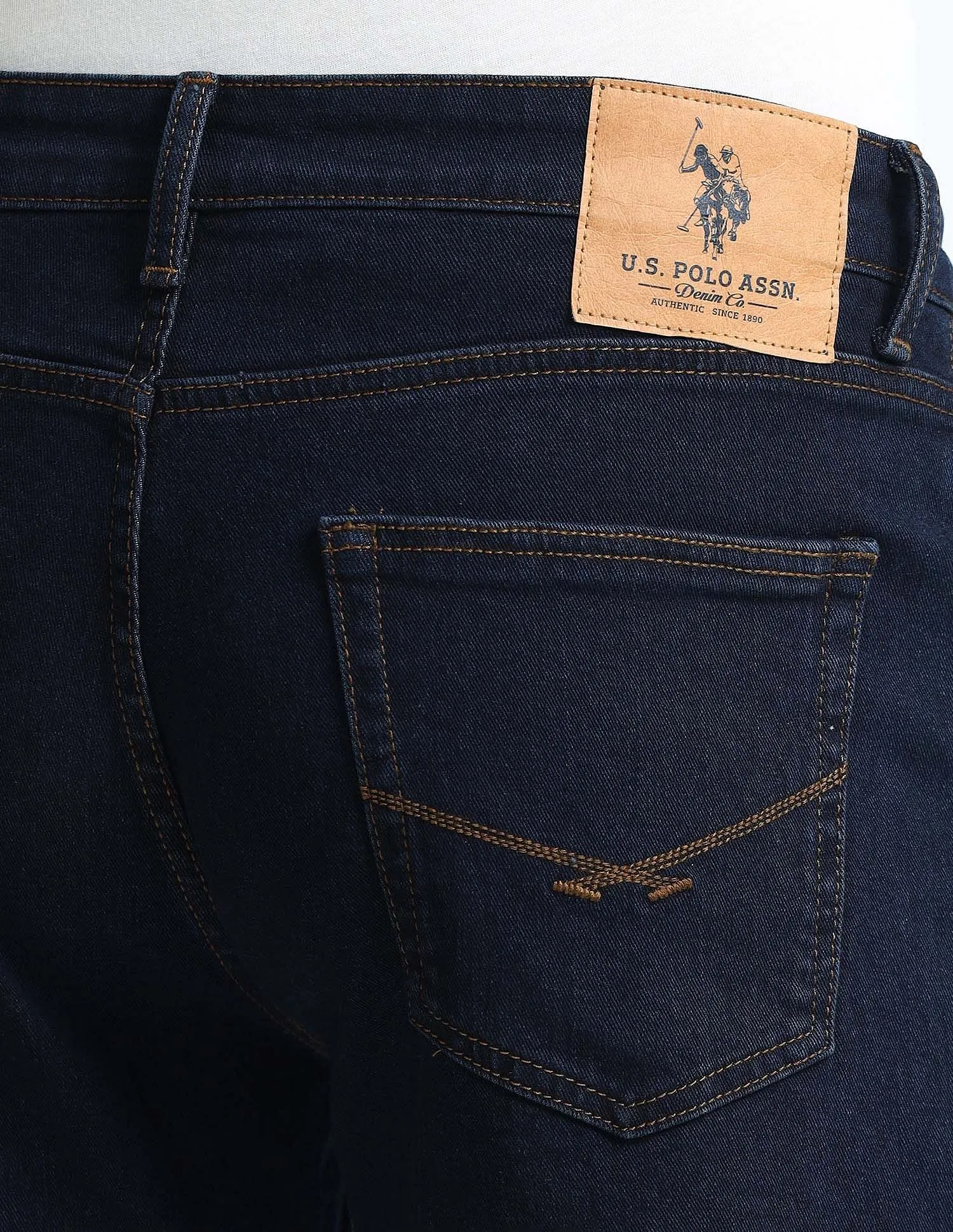 U.S. Polo Assn. Denim Co. Harold Slim Straight Fit Blue Jeans