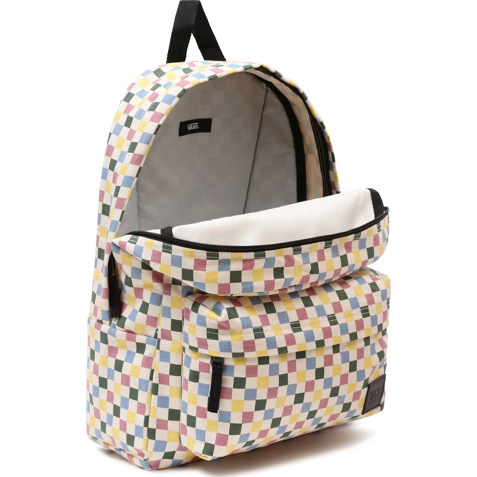 Vans Deana III 22L Backpack - Marshmallow/Ashley Blue Check