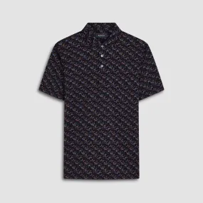 Victor Abstract Print OoohCotton Polo