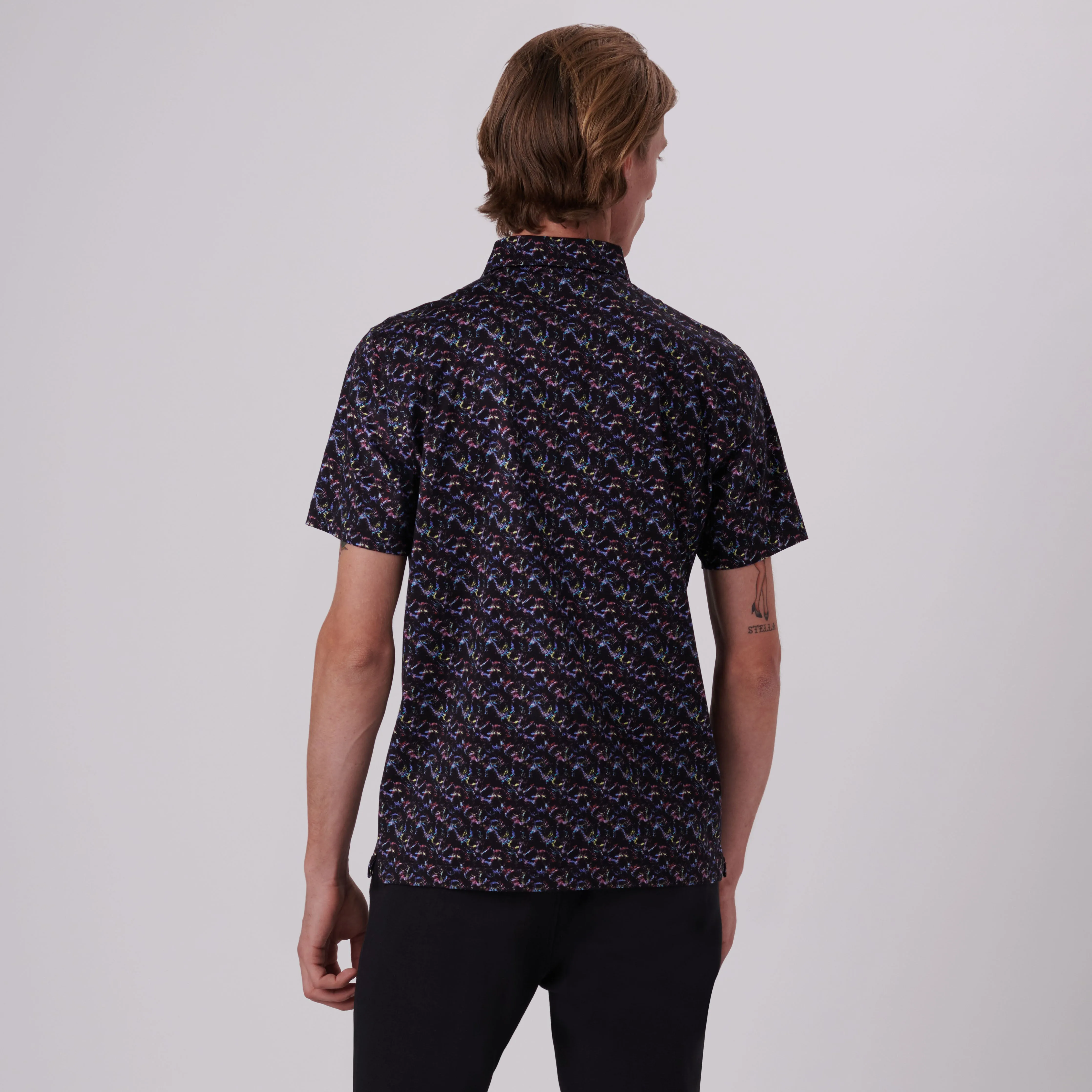 Victor Abstract Print OoohCotton Polo