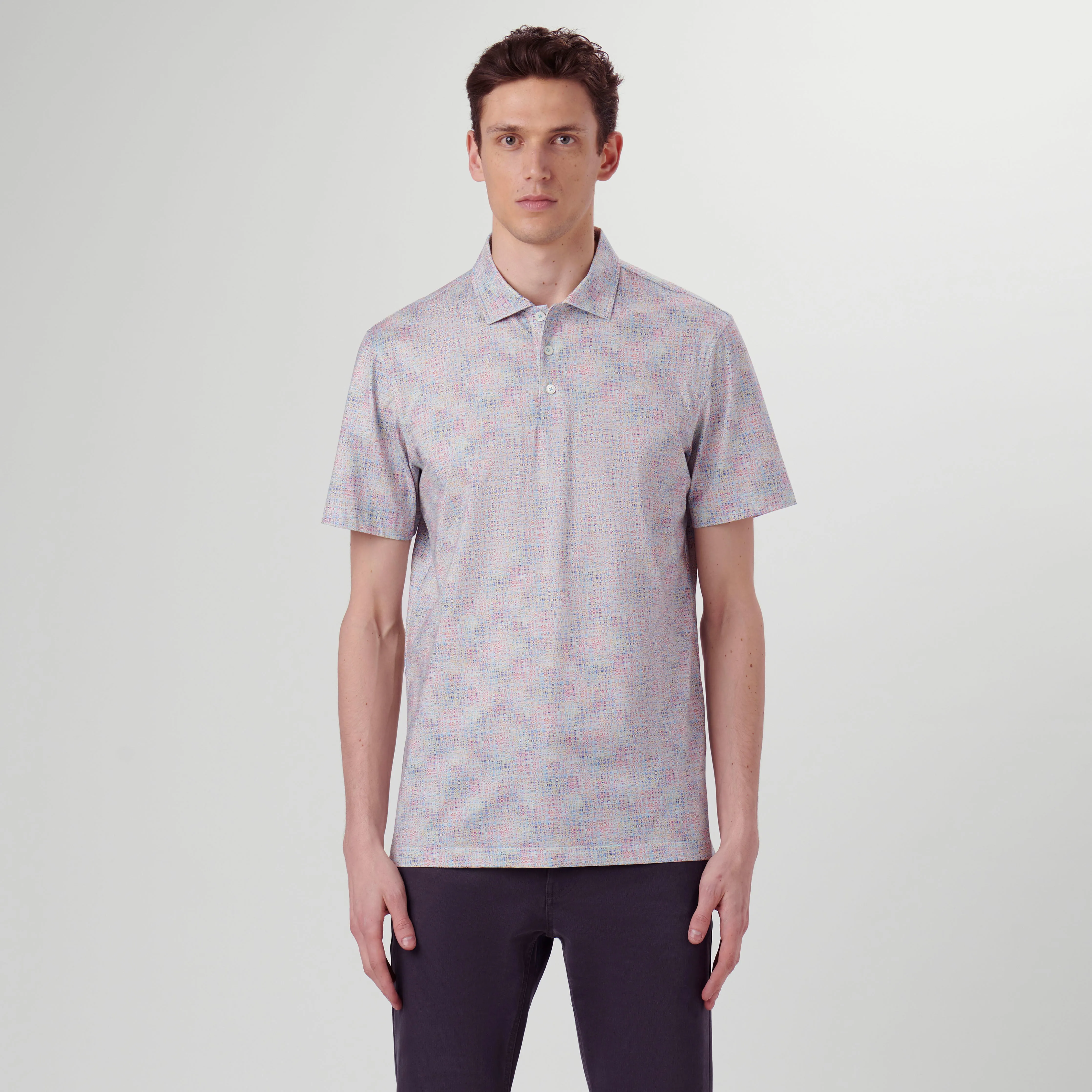 Victor Mosaic Print OoohCotton Polo