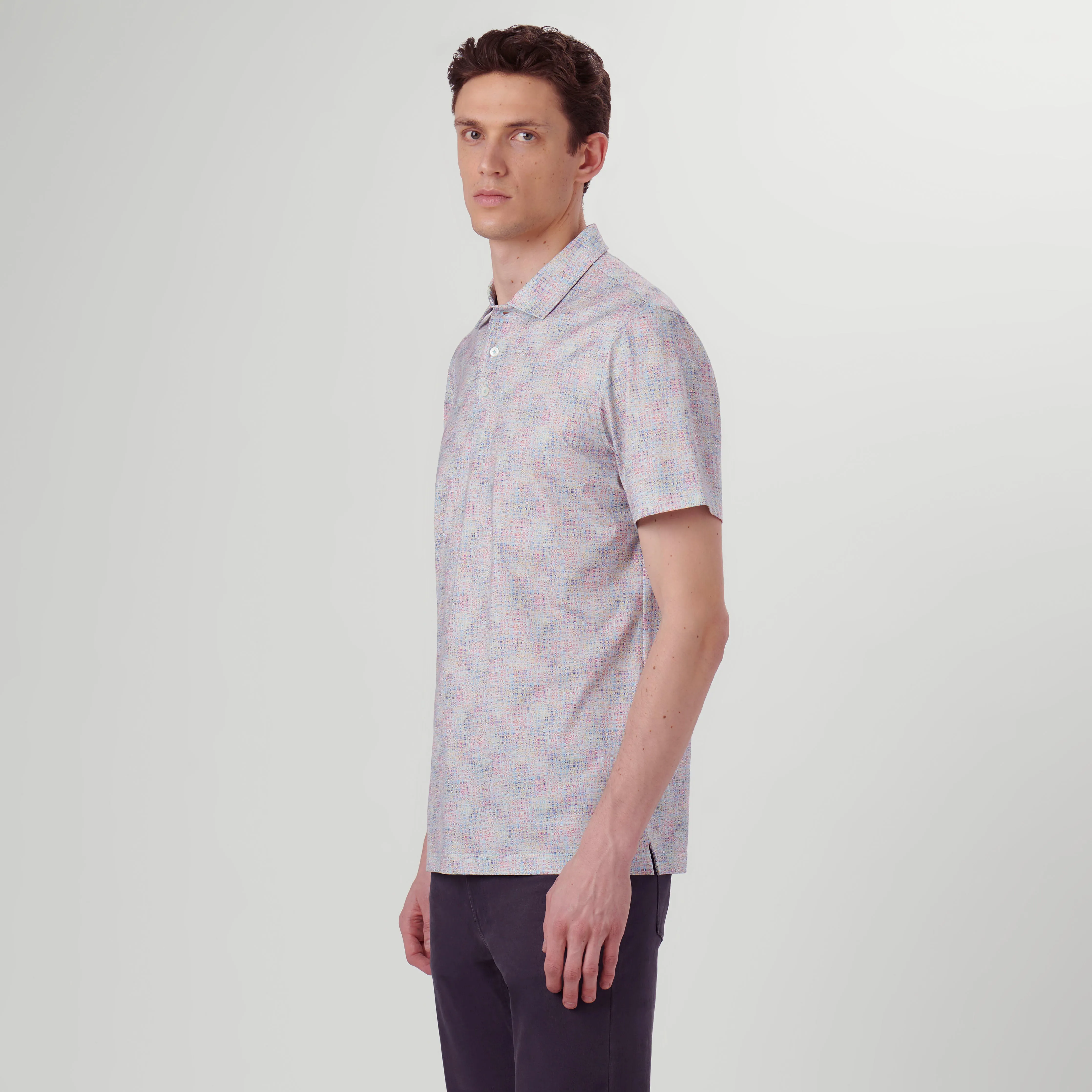 Victor Mosaic Print OoohCotton Polo