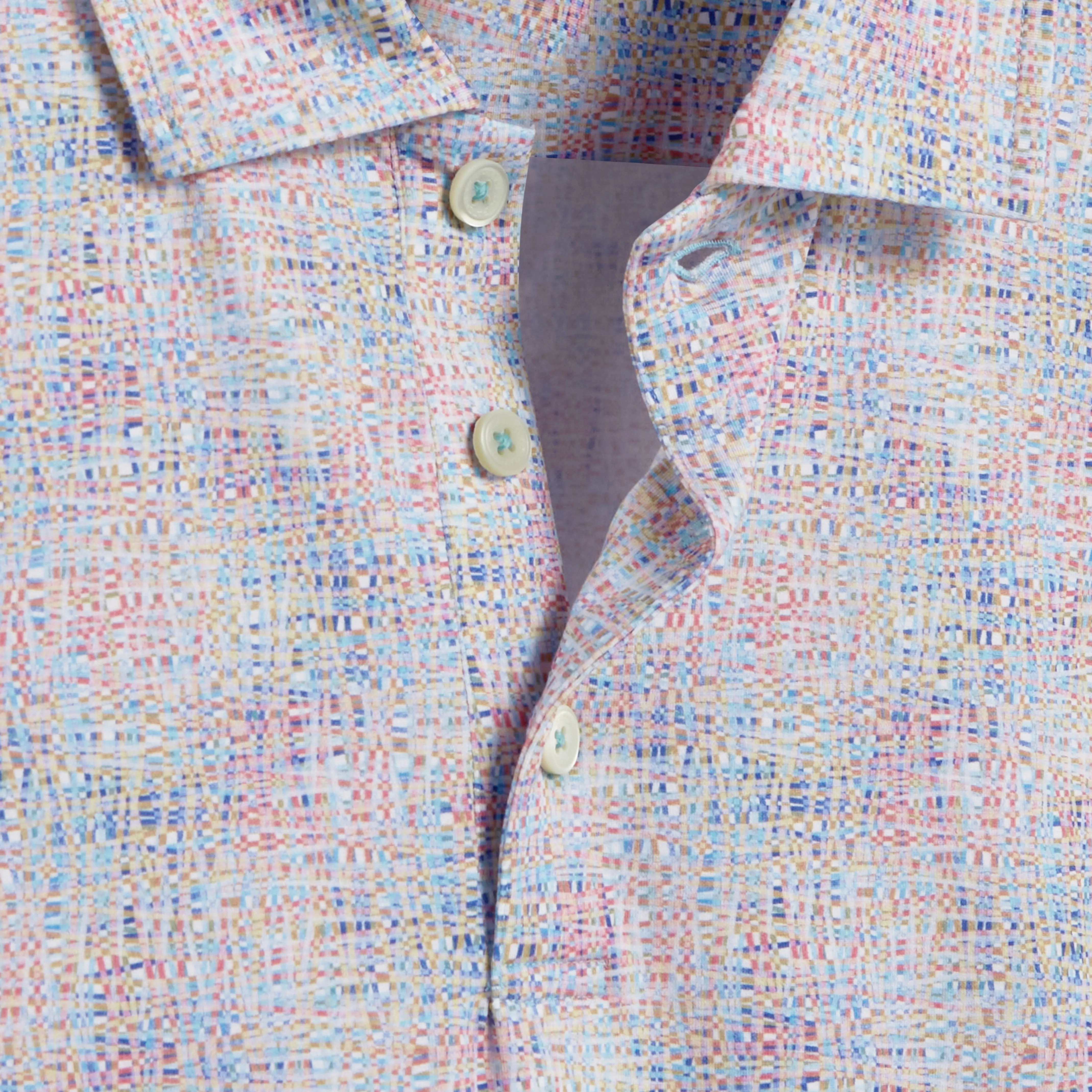 Victor Mosaic Print OoohCotton Polo