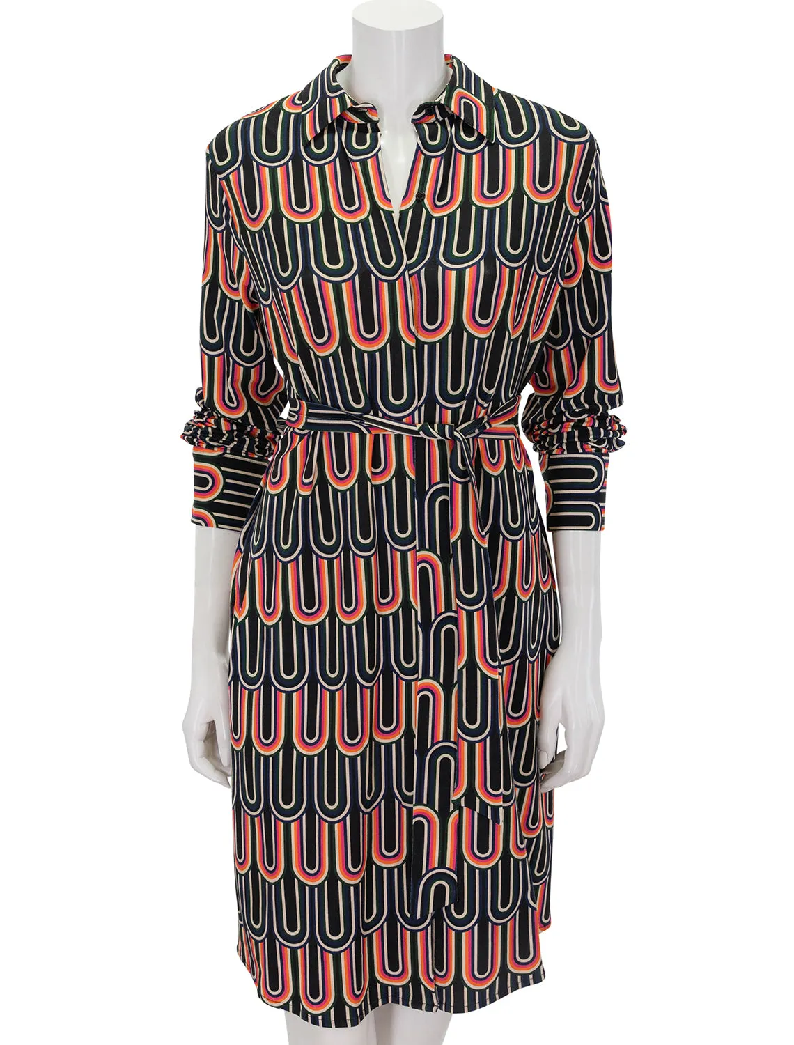     Vilagallo   renee printed wrap dress