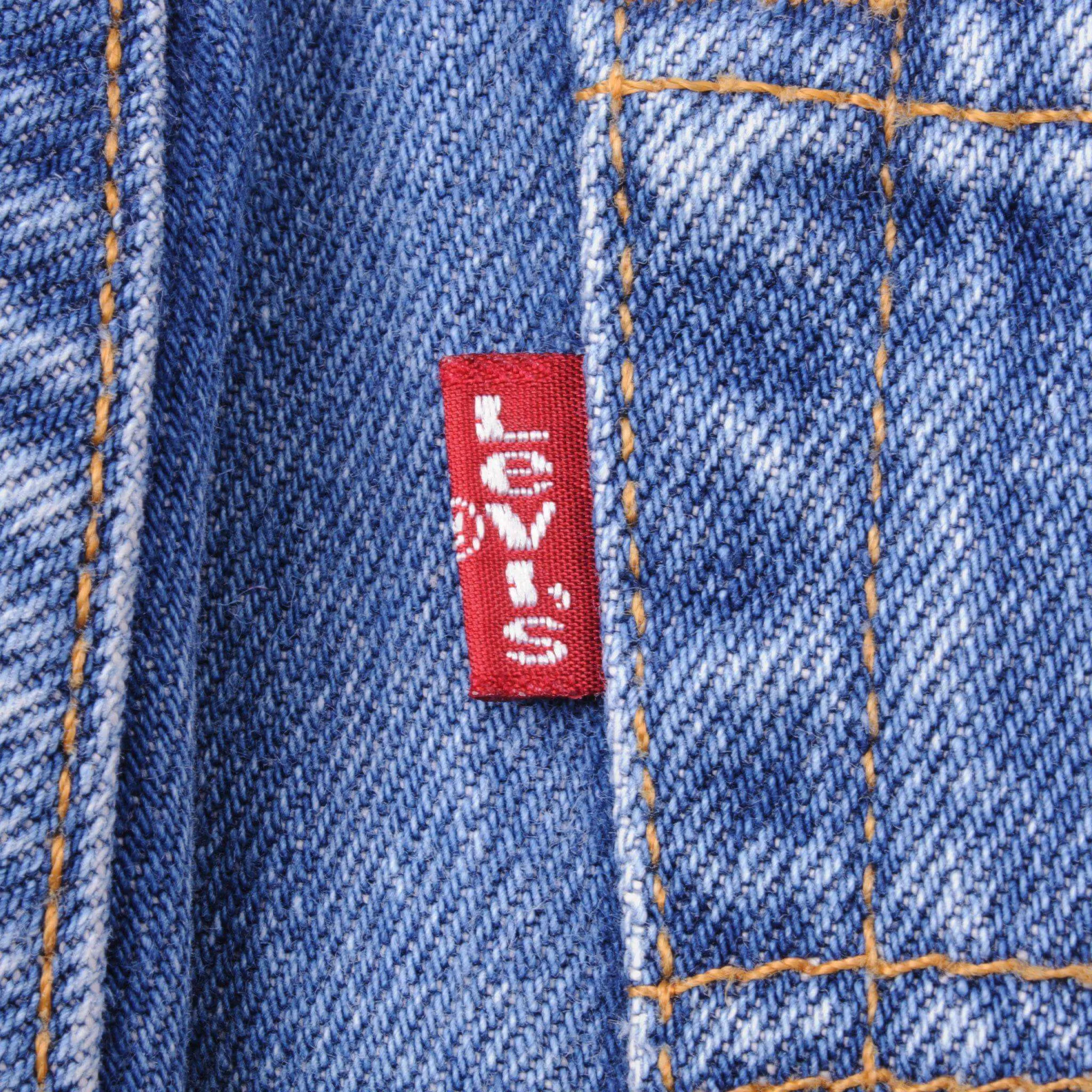 VINTAGE LEVIS 501 JEANS INDIGO 90S WOMAN SIZE W26 L29 MADE IN USA