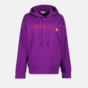 Violet Double Logo Hoodie