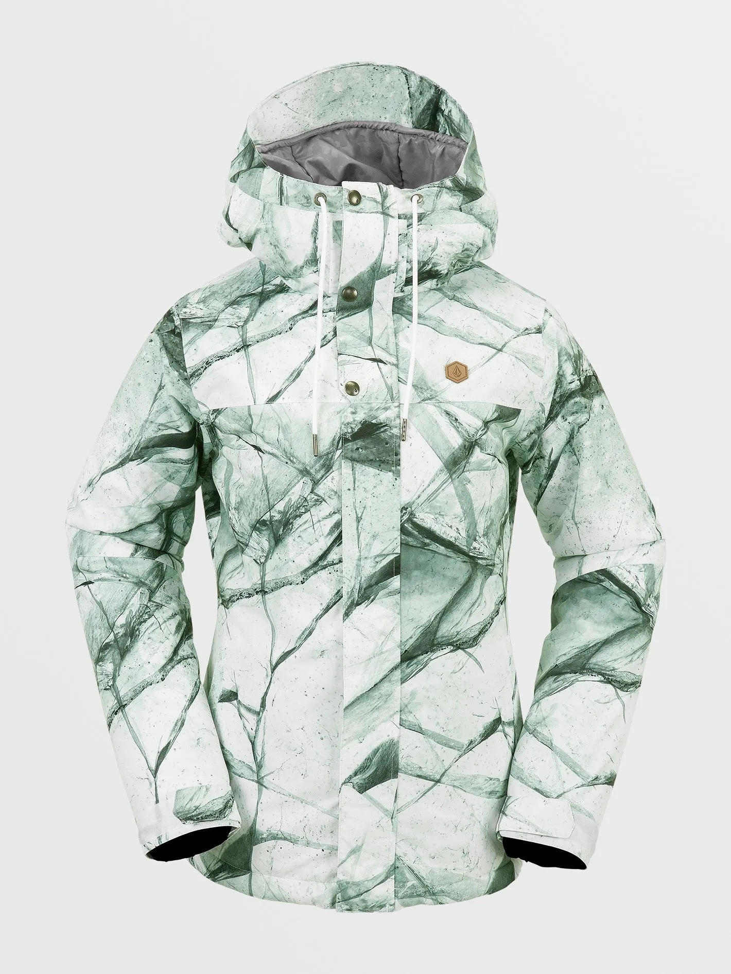 Volcom Bolt Insulated Women's Snowboarding & Ski Jacket White Ice