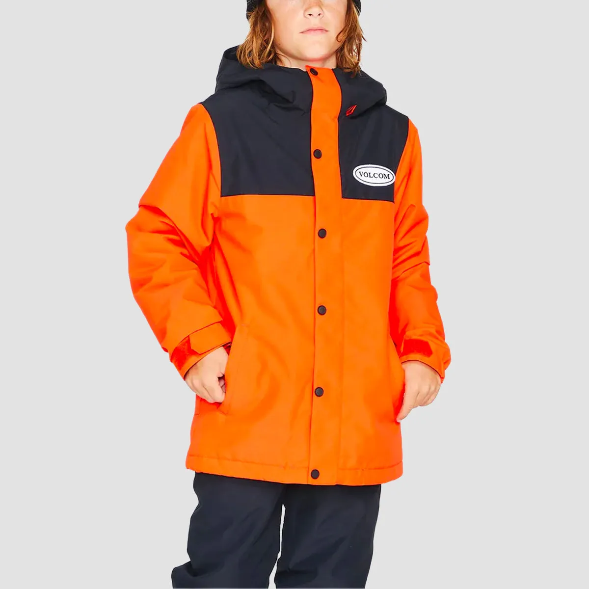 Volcom Stone.91 Ins Snow Jacket Orange Shock - Kids