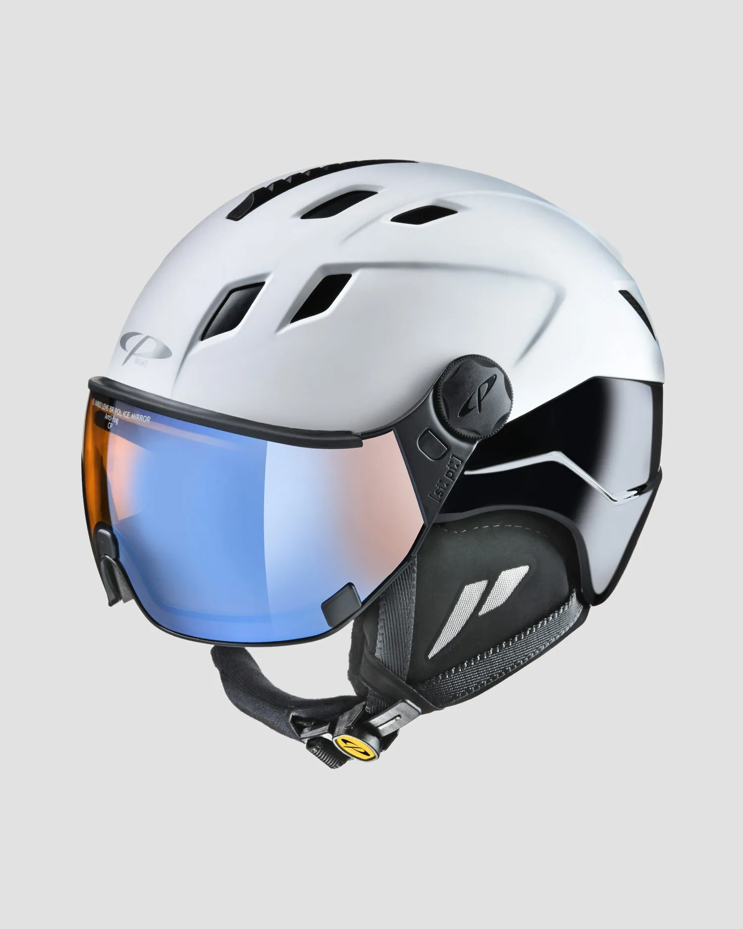 White ski helmet CP premium helmets Corao+ 42126-421