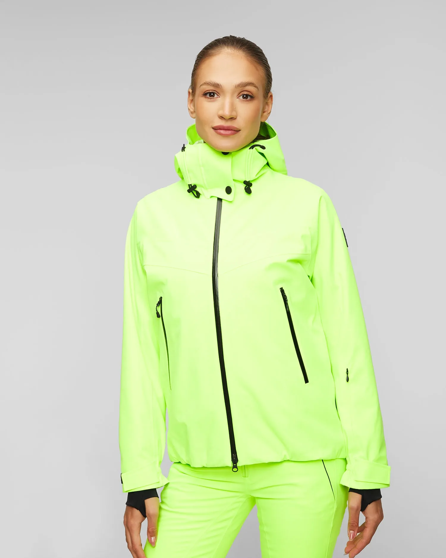 Women's neon ski jacket BOGNER FIRE+ICE Aska-T 34957575-236