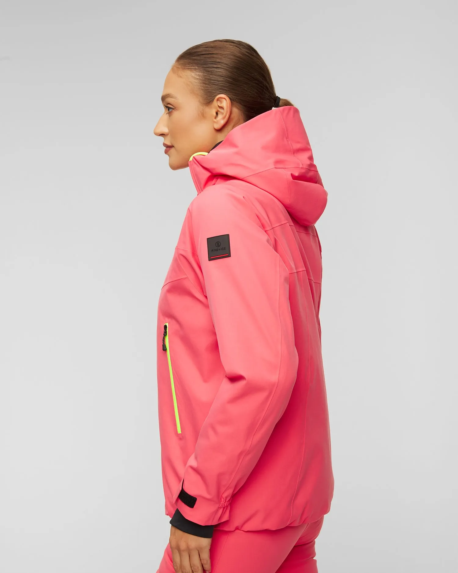 Women's pink ski jacket BOGNER FIRE+ICE Aska-T 34957575-672