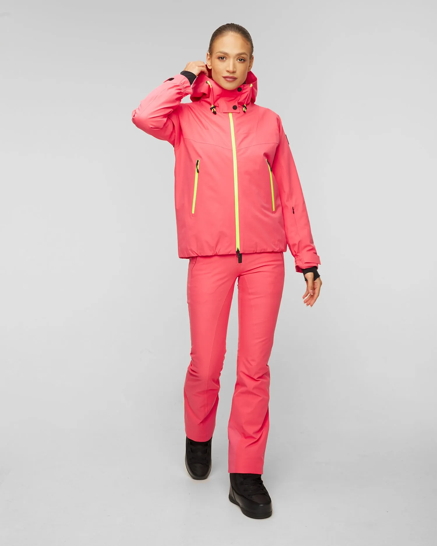 Women's pink ski jacket BOGNER FIRE+ICE Aska-T 34957575-672