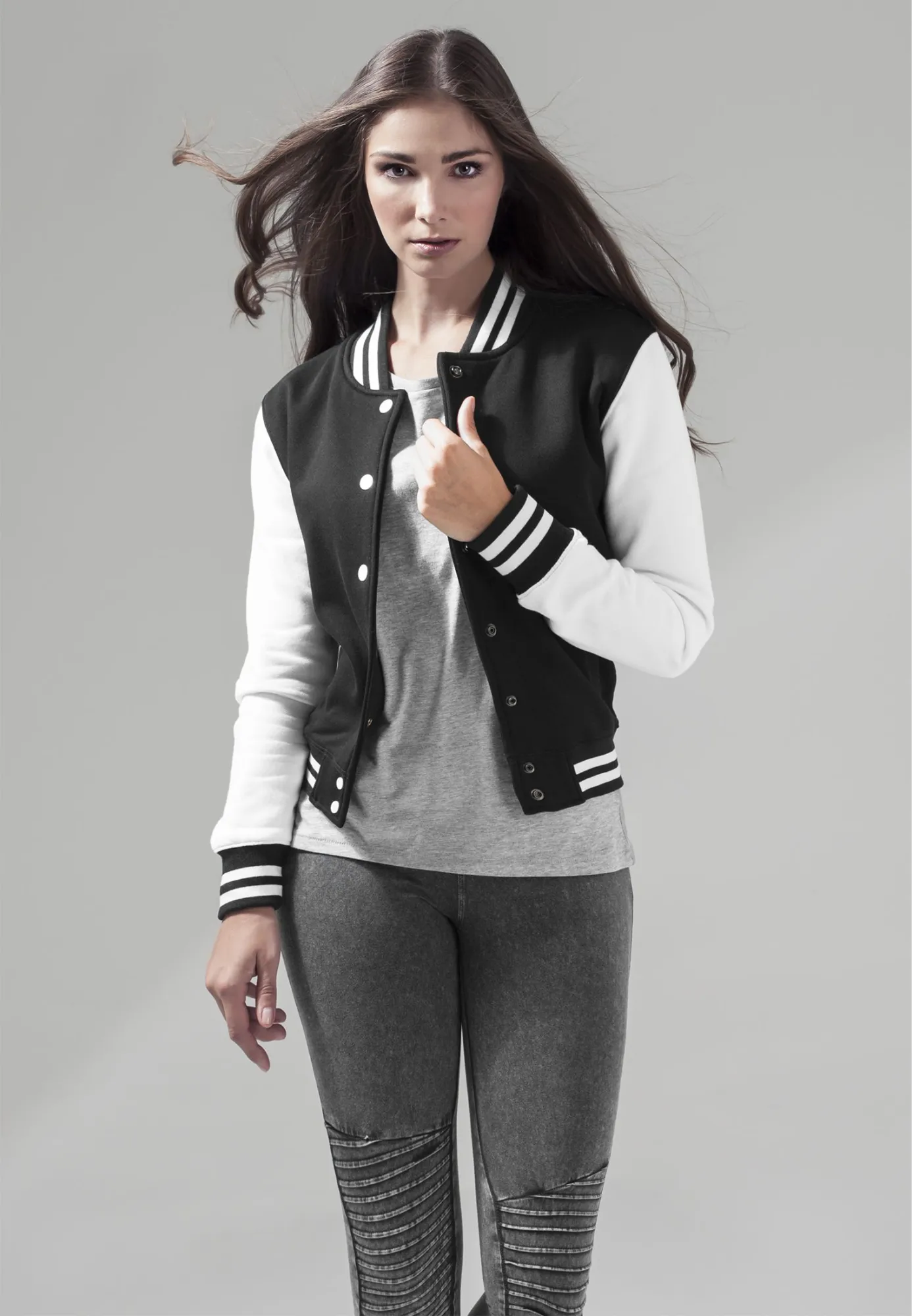 Women's sweat College Jacket — Stitch to Stitch