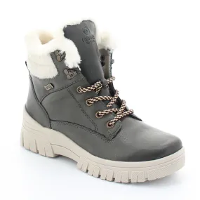 Women’s Remonte D0E71 Waterproof Boot – Leaf/Sand