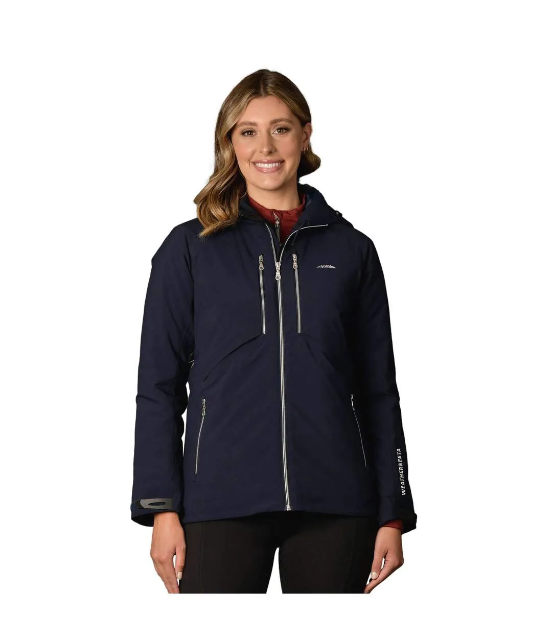 Womens/ladies tania waterproof jacket ink navy Weatherbeeta