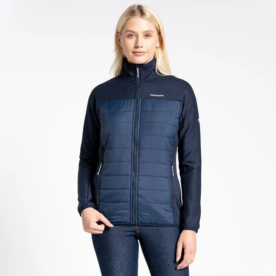 Women's Regina Hybrid Jacket - Blue Navy | Craghoppers UK