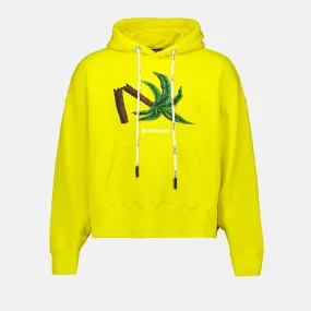 Yellow Broken Palm Hoodie