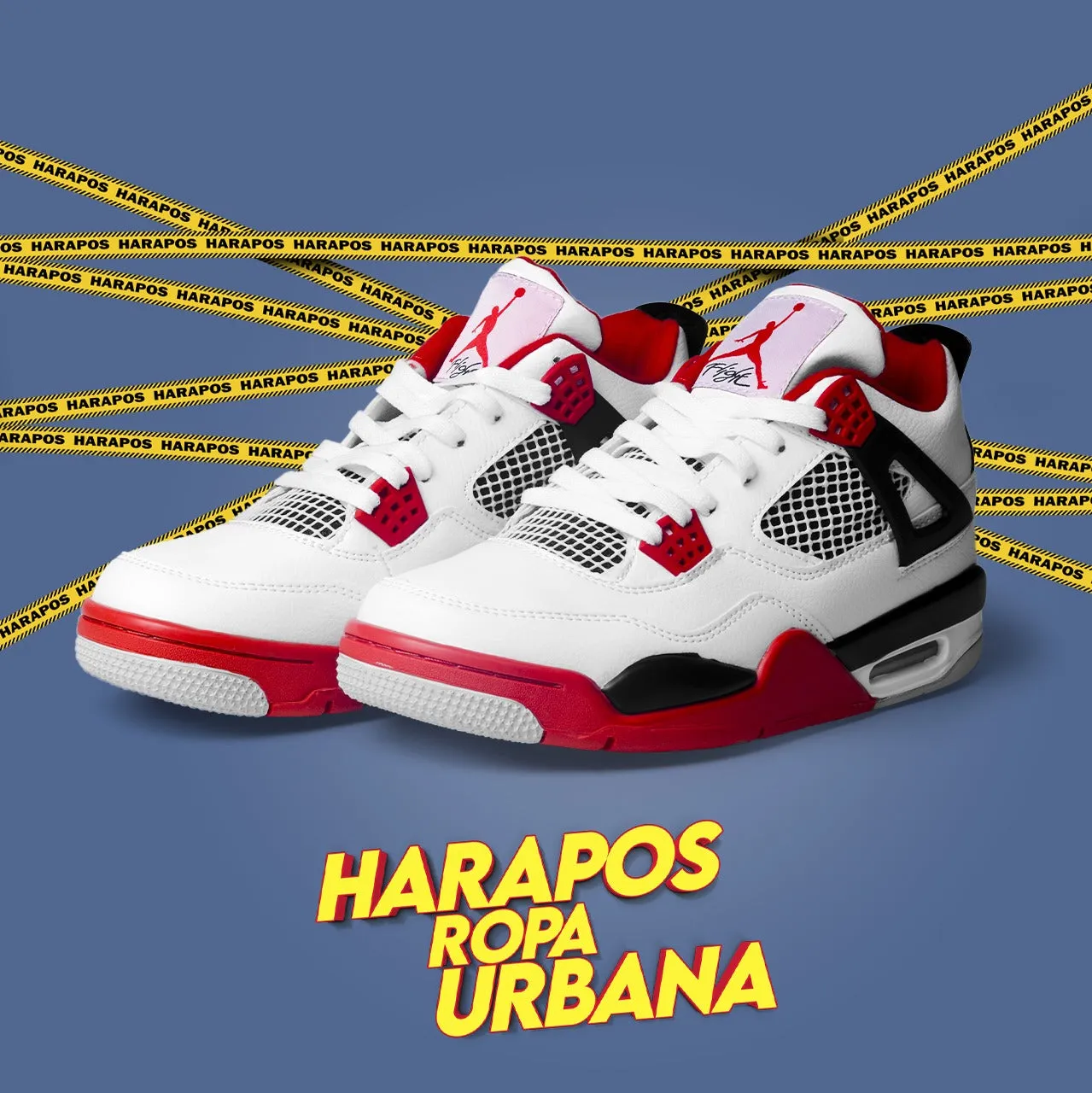 Zapatillas Nike Air Jordan Retro 4 Fire Red